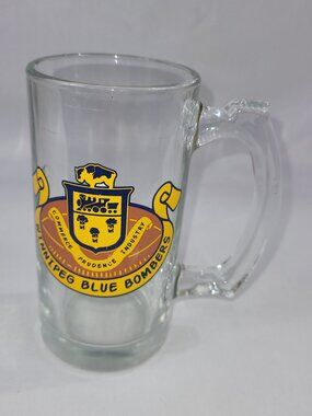 CFL Football Vintage Winnipeg Blue Bombers 5.5" Beer Mug